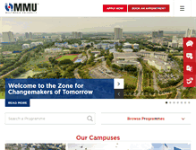 Tablet Screenshot of mmu.edu.my