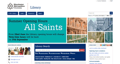 Desktop Screenshot of library.mmu.ac.uk