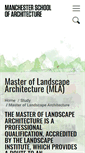 Mobile Screenshot of landscape.mmu.ac.uk