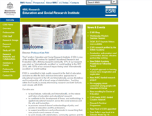 Tablet Screenshot of esri.mmu.ac.uk