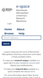 Mobile Screenshot of e-space.mmu.ac.uk