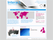 Tablet Screenshot of interact.mmu.ac.uk